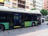 Els conductors de l'EMT proven un autobús d'hidrogen pels carrers de la ciutat