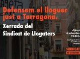 El Sindicat de Llogaters farà una xerrada per primer cop a Tarragona