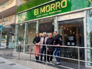 Jorge, Maritza, Lia i Gerardo, propietaris del restaurant